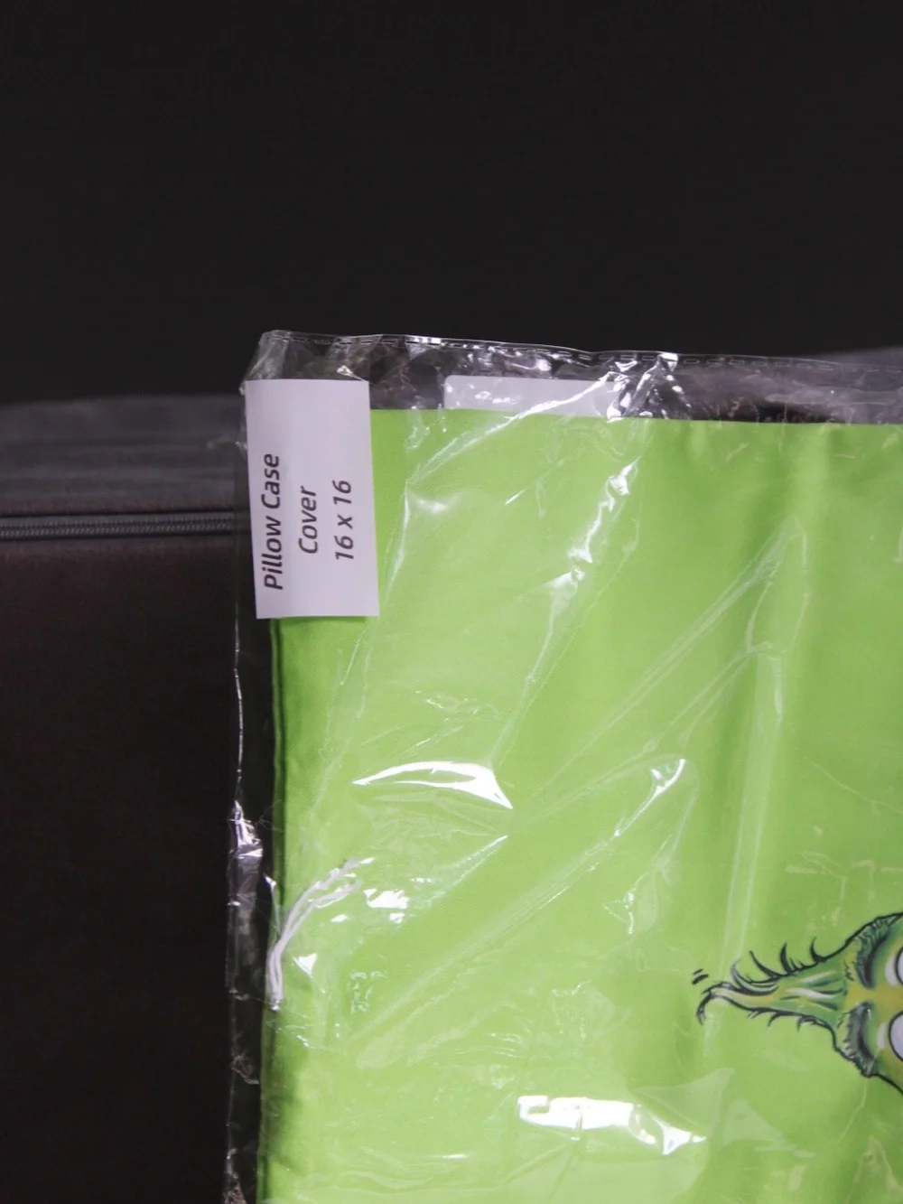 Grinch Green Decorative Pillowcase